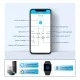 Bluetooth κλειδαριά FOX FPB-720B μαύρη από ανοξείδωτο ατσάλι με ψηφιακό πληκτρολόγιο και δαχτυλικό αποτύπωμα