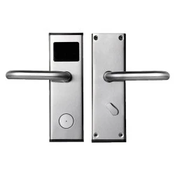 Ηλεκτρονική κλειδαριά FL-0106STB Silver για δωμάτια ξενοδοχείων τεχνολογίας RF TEMIC