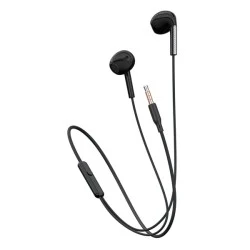 Εarphones CELEBRAT με μικρόφωνο G28 3.5mm σύνδεση, Φ10mm & μήκος καλωδίου 1.2m μαύρα