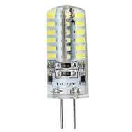 Λάμπα led G4 κύλινδρος σιλικόνης ισχύος 3W 12V AC/DC 3000Κ θερμό φως 210lumen γωνία θέασης 360°