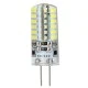 Λάμπα led G4 κύλινδρος σιλικόνης ισχύος 3W 12V AC/DC 6000Κ ψυχρό φως 250lumen γωνία θέασης 360