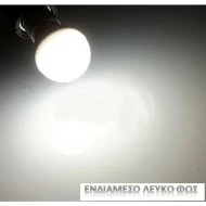 Λάμπα led σφαιρική 3W 230V Ε14 4000k ενδιάμεσο λευκό φως δέσμης 230° 270 lumen 30000h