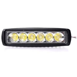 Αδιάβροχος προβολέας αυτοκινήτου με 6 LED / 18w / 15cm