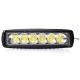 Αδιάβροχος προβολέας αυτοκινήτου με 6 LED / 18w / 15cm