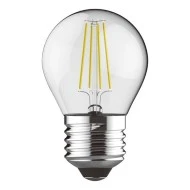 Λάμπα led σφαιρική filament με ντουί Ε27 5W 230V 2700k θερμό λευκό φως 440lumen 30000h