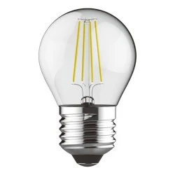 Λάμπα led σφαιρική filament με ντουί Ε27 5W 230V 2700k θερμό λευκό φως 440lumen 30000h