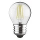Λάμπα led σφαιρική filament με ντουί Ε27 5W 230V 2700k θερμό λευκό φως 440lumen 30000h