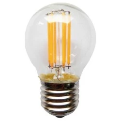 Λάμπα Led Filament σφαιρική E27 6W 230V AC ενδιάμεσο φως 4000k 560lm δέσμης 360° 30000h Λάμπα Led Filament σφαιρική E27 6W 230V AC ενδιάμεσο φως 4000k 560lm δέσμης 360° 30000h