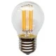 Λάμπα Led Filament σφαιρική E27 6W 230V AC ενδιάμεσο φως 4000k 560lm δέσμης 360° 30000h