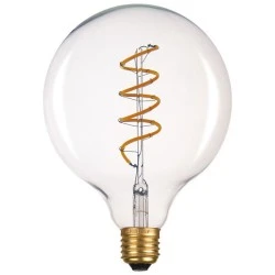 Λάμπα led Filament Globe Ø125mm με ντουί Ε27 6W 230V 2700k θερμό λευκό φως 500lm 30000h