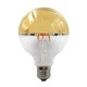 Λάμπα led filament χρυσή ανεστραμμένου καθρέπτη Ε27 6W 230V 2700k θερμό φως 690Lm ντιμαριζόμενη