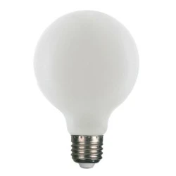 Λάμπα LED FILAMENT E27 G95 FROSTY 8W 230V AC ενδιάμεσο φως 4000k 890Lm δέσμης 360° ντιμαριζόμενη