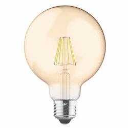 Λάμπα led Filament Globe μελί με ντουί Ε27 8W 230V 2700k θερμό λευκό φως 760lm 30000h