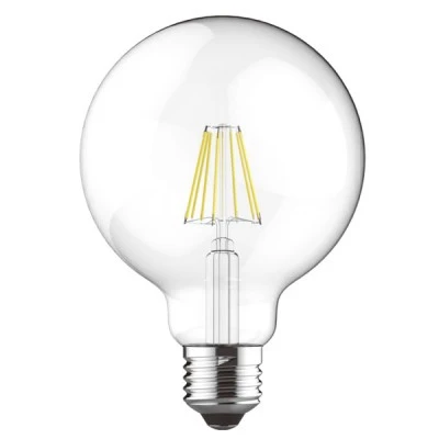 Λάμπα led Filament Globe με ντουί Ε27 8W 230V 2700k θερμό λευκό φως 800lm 30000h