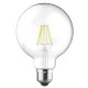 Λάμπα led Filament Globe με ντουί Ε27 8W 230V 2700k θερμό λευκό φως 800lm 30000h
