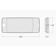 Αυτοελεγχόμενο φωτιστικό ασφαλείας Olympia Electronics GR-308/15L/A 8h συνεχούς λειτουργίας Αυτοελεγχόμενο φωτιστικό ασφαλείας Olympia Electronics GR-308/15L/A 8h συνεχούς λειτουργίας