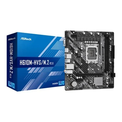 Μητρική ASROCK H610M-HVS/M.2 R2.0, 2x DDR4, Intel s1700, USB 3.2 Gen1, mATX