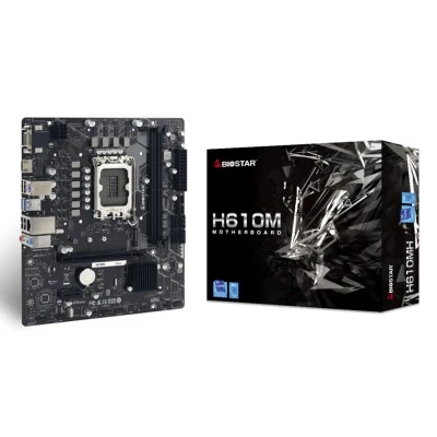 Μητρική BIOSTAR H610MH, 2x DDR4, s1700, USB 3.2, uATX, GbE, Ver. 6.0