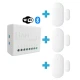 WiFi σύστημα ελέγχου κλιματιστικού HAM RemoteAC με 3x Bluetooth μαγνητικές επαφές πόρτας και παραθύρου