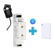 Bluetooth καρτοδιακόπτης HAM με διακόπτη ράγας Wi-Fi DinSwitchM, BLE Tag και μέτρηση κατανάλωσης έως 80A