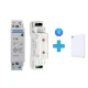 Bluetooth καρτοδιακόπτης HAM με διακόπτη ράγας Wi-Fi DinSwitch, BLE Tag και ρελέ ισχύος 2x63A GACIA