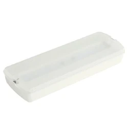 Φωτιστικό ασφαλείας επίτοιχο LED 230V 2WSMD5730 ψυχρό λευκό φως 6000k 100lm 1,5hrs
