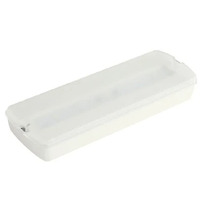 Φωτιστικό ασφαλείας επίτοιχο LED 230V 2WSMD5730 ψυχρό λευκό φως 6000k 100lm 1,5hrs