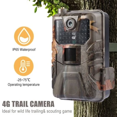 Κάμερα SUNTEK HC-900PRO για κυνηγούς PIR 4G 30MP 4K ανίχνευσης κίνησης με εμβέλεια έως 30m IP66