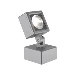 Led φωτιστικό σποτ εδάφους Hill 12W 762Lm 3000k θερμό λευκό φως καρφωτό τετράγωνο στεγανό ΙΡ65