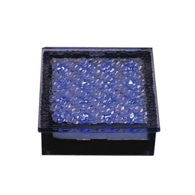 Led πλακάκι δαπέδου τετράγωνο 16X0,1W μπλέ φως στεγανό ΙΡ65 