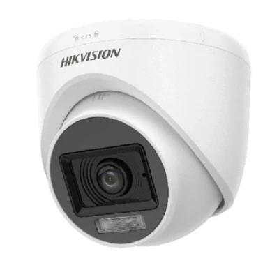 Kάμερα αναλογική Dome Hikvision 1080p Smart Hybrid Light με εμβέλεια έως 20m & έγχρωμη εικόνα ημέρα-νύχτα IP67