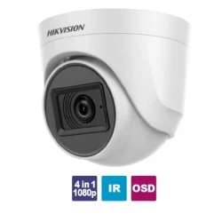 Κάμερα Dome HIKVISION (τύπου turret) 4in1 1080p εσωτερικού χώρου με φακό 2.8mm εμβέλεια έως 20m