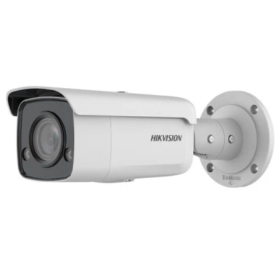 Δικτυακή κάμερα Bullet 8MP Hikvision (4K)ColorVu 2.0, μεγάλο αισθητήριο 1/1.2" σταθερός φακός 4mm με έγχρωμη εικόνα ημέρα-νύχτα IP67 