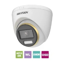 Κάμερα Dome (τύπου turret) HDTVI8MP (4K) 8MP ColorVu έχρωμη εικόνα ημέρα - νύχτα κατάλληλη για εξωτερικό χώρο IP67