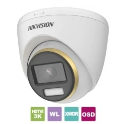 Κάμερα Dome (τύπου turret) ΗIkvision HDTVI 3K με ευρυγώνιο σταθερό φακό & έγχρωμη εικόνα ημέρα - νύχτα IP67