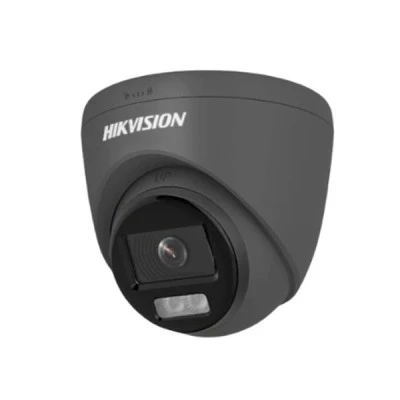 Κάμερα Dome Hikvision HDTVI 3K, Smart Hybrid Light ColorVu με υπέρυθρο φωτισμό εμβέλειας έως 40m σε γκρι χρώμα 