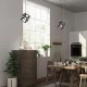 Φωτιστικό κρεμαστόPOWERTECH HLL-0011 μαύρο μεταλλικό με προσεγμένο φινίρισμα & ντουί E27