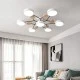 Φωτιστικό οροφής LED POWERTECH HLL-0046 84W ενδιάμεσο φως 4000k 6700lm 7x Φ18cm λευκό