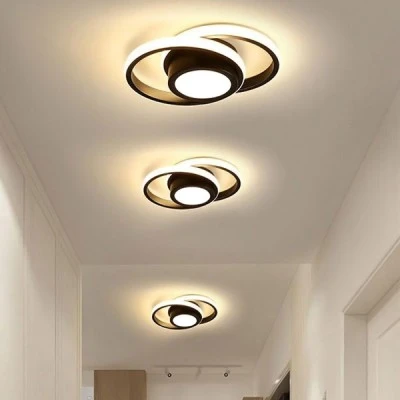 LED φωτιστικό οροφής POWERTECH HLL-0085 32W ενδιάμεσο φως 4000k 2800lm 27x21cm μαύρο