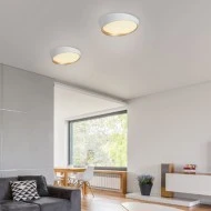 Φωτιστικό οροφής LED 32W CCT με επιλογή απόχρωσης φωτός 2500lm λευκό χρώμα Φ40x13cm IP20