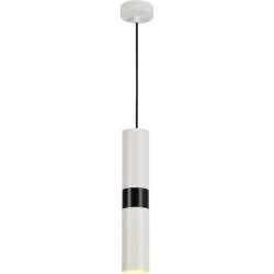 Μονόφωτο κρεμαστό φωτιστικό DA VINCI 1xGU10 D8xh120cm μεταλλικό λευκό