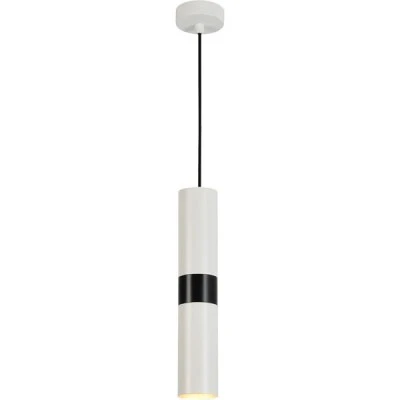 Μονόφωτο κρεμαστό φωτιστικό DA VINCI 1xGU10 D8xh120cm μεταλλικό λευκό