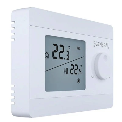 Θερμοστάτης χώρου GENERAL HT-250S-TPI τεχνητής νοημοσύνης με backlight φωτιζόμενη οθόνη