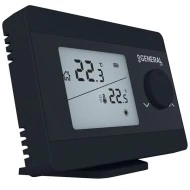 Θερμοστάτης χώρου ασύρματος GENERAL HT-250SRF-TPI BLACK τεχνητής νοημοσύνης θέρμανσης ή ψύξης