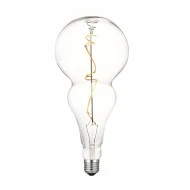 Λάμπα led filament ντιμαριζόμενη Ε27 5W 230V AC 2700k θερμό λευκό φως 350Lm Ø130x290mm