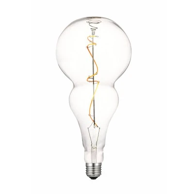 Λάμπα led filament ντιμαριζόμενη Ε27 5W 230V AC 2700k θερμό λευκό φως 350Lm Ø130x290mm