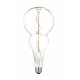 Λάμπα led filament ντιμαριζόμενη Ε27 5W 230V AC 2700k θερμό λευκό φως 350Lm Ø130x290mm