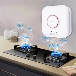 Ανιχνευτής Διαρροής Αερίου HANWEI JT-KBR2 WiFi TUYA με Ηχητικό & Οπτικό Συναγερμό