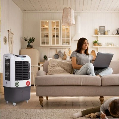 Σύστημα δροσισμού Air Cooler 110W παροχή αέρα 2500 m³/h με χωρητικότητα νερού 25L κινητό ιδανικό για μεγάλους χ΄ωρους Σύστημα δροσισμού Air Cooler 110W παροχή αέρα 2500 m³/h με χωρητικότητα νερού 25L κινητό ιδανικό για μεγάλους χ΄ωρους