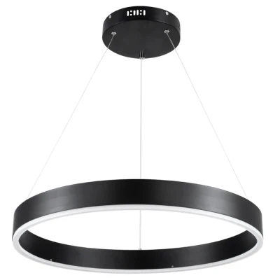 kelvo® VENOM KLV-101-0187 Κρεμαστό Φωτιστικό Οροφής LED 45W 4500lm 120° AC 220-240V IP20 Ρυθμιζόμενο Λευκό CCT με Χειριστήριο από 2700K έως 6000K Dimmable - Lumileds SMD Chip - Μαύρο Ματ - Μ60 x Π60 x Υ6.5cm - 3 Χρόνια Εγγύηση